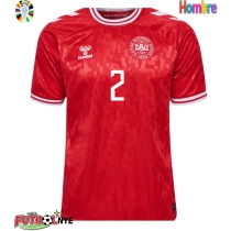 Camiseta Dinamarca Joachim Andersen #2 Primera Equipación Eurocopa 2024 manga corta